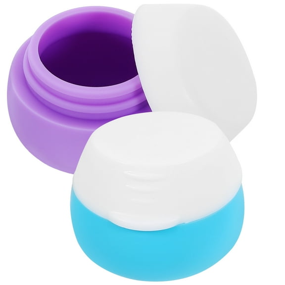 Small Jar with Lid 2 Pcs Storage Box Cream Creami Lip Balm Lotion Containers for Beads Jars Lids Travel
