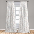 thumbnail image 5 of Ambesonne Unicorn Party Curtains, Cartoon Magic Horse, Pair of 28"x95", Multicolor, 5 of 5