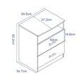 thumbnail image 5 of Buro de Madera Mobi Muebles Modelo Bamoa Color Blanco, 5 of 5
