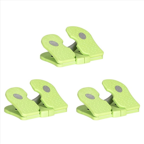 3X MáQuina de Pedal de Ejercicio Mini Ejercitador de Pedal de Bicicleta Ejercitador de Pedal Plegable de Fitness Debajo del Escritorio Pedal de Ejercicio Paso una Paso