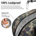 thumbnail image 5 of Insulated Lunch Bag for Women, Floral Print Oxford Fabric Lunch Box, Leakproof Thermal Cooler Tote for Work, School & Picnic, Camo, Camouflage Print, 5 of 5