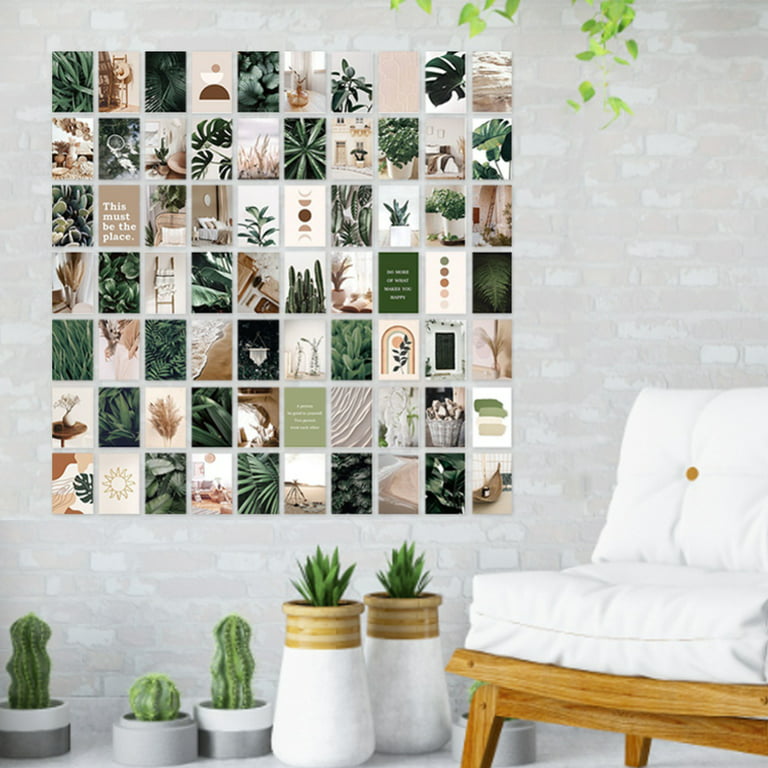 Wall Collage Kit Aesthetic Pictures, 70 Pcs Boho Decor Room Decor ...