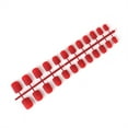 thumbnail image 3 of Qarigey 24 piezas de uñas postizas de ataúd esmerilado de cabeza cuadrada DIY uñas acrílicas de estilo francés exquisitas artificiales para amantes Juegos de manicura 7vino tinto Qarigey CE011411-07, 3 of 6