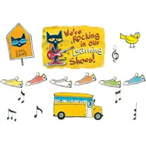 Edupress Pete the Cat We're Rocking in Our Learning Shoes Bulletin Board Set