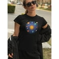 thumbnail image 2 of Solar System Planets T-Shirt Women -Image by Shutterstock, Female XX-Large, 2 of 4