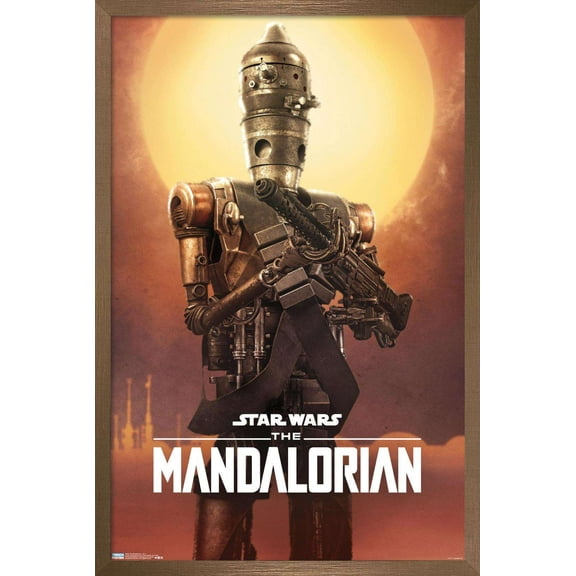 Star Wars: The Mandalorian - IG-11 Wall Poster, 22.375" x 34", Framed