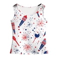thumbnail image 4 of Gubotare Tank Tops for Teen Girls Girls Tank Tops Racerback Sleeveless Quick Dry Athletic Shirts Sports Dance Workout Tops Size 11-12 (Dark Blue,11-12 Years), 4 of 6