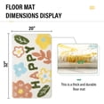 thumbnail image 2 of Listones De Baño Alfombrillas Y Alfombras De Baño 50 X 80 Cm, Preciosa Alfombrilla De Baño Antideslizante Lavable A Máquina Alfombrilla De Entrada Suave para El Piso del Baño (Flor), 2 of 5