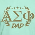 thumbnail image 3 of CafePress - Alpha Sigma Phi Greek Dad Gold T Shirt - Men's Fitted T-Shirt, 3 of 4