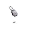 thumbnail image 2 of Dalazy Poulie en Acier Inoxydable Portable Détachable Réutilisable Remplaçant les Doubles Roues Anti-Corrosives pour Bateaux d'Escalade Levage M20, 2 of 2