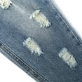 thumbnail image 6 of KIDSCOOL SPACE Retro Toddler Little Kid Rippd Holes Elastic Waist Fashion Jeans, 6 of 7