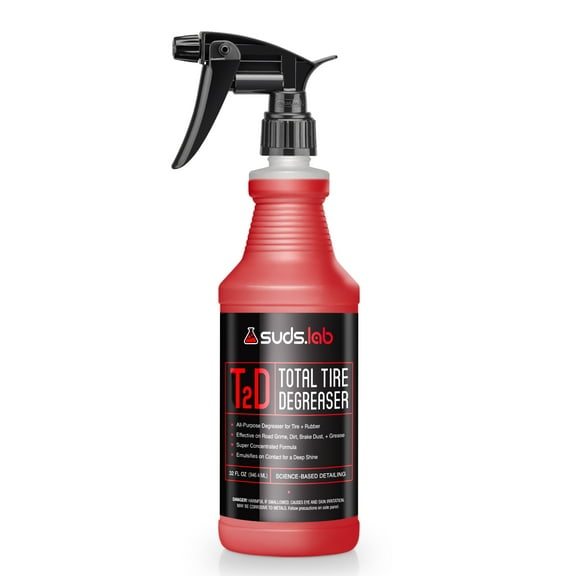 Suds Lab T2D Tire and Rubber Degreaser and Cleaner - 32 oz Bottle