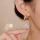 thumbnail image 5 of Pendientes de germanio con magnetoterapia linfática, pendientes de acupuntura Para la ansiedad, 5 of 5