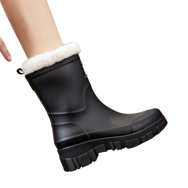 Botas Lluvia Zapatos Antideslizante para Mujer Uso en Exteriores