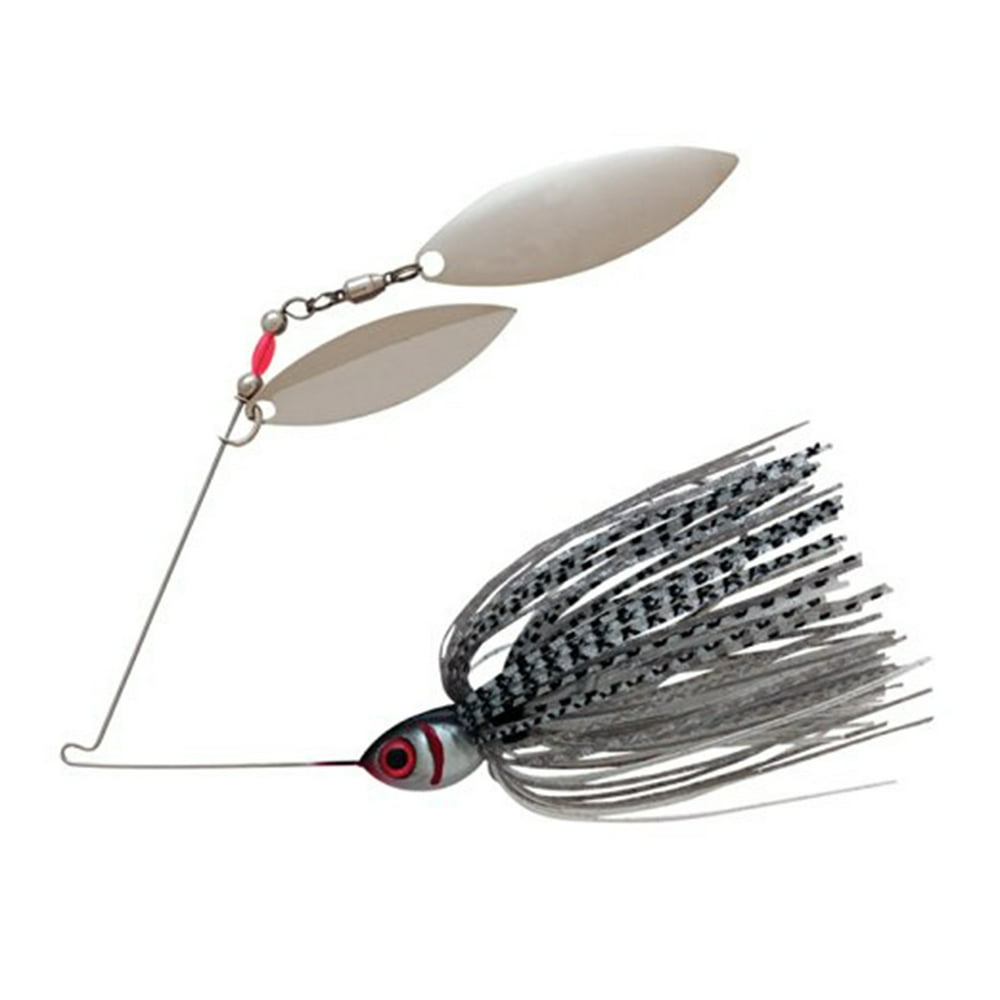 Booyah Tandem Blade Spinner Bait Silver Shad, BYBT38640 - Walmart.com ...