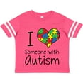 thumbnail image 3 of Inktastic I Heart Someone with Autism Boys or Girls Toddler T-Shirt, 3 of 5