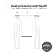 Lumino 1 Plated Brushed Nickel Regis Cage Adjustable Single Curtain Rod Set, 42-120