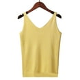 thumbnail image 2 of FAIWAD Womens Summer Knit Tank Top Sleeveless V Neck Spaghetti Strap Tops Slim Stretch Pullover Tops, 2 of 5