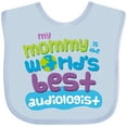 thumbnail image 3 of Inktastic Audiologist Mom Quote Childs Boys or Girls Baby Bib, 3 of 4