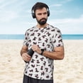 thumbnail image 4 of Wukai Poodle Dog Print Men's Short-Sleeved Mesh T-Shirt,Quick-Dry Short Sleeve Workout T-Shirt-XX-Large, 4 of 8