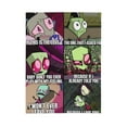 thumbnail image 2 of Invader Zim Thick Blanket Cozy Soft Fuzzy Anti-pilling Flannel Throw Blanket Warm Sofa Bed Blanket 50"x40" For Adult Teen Kids, 2 of 8