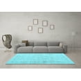 thumbnail image 3 of Ahgly Company Indoor Square Persian Light Blue Traditional Area Rugs, 3' Square, 3 of 4