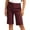 Wine-kids shorts, variant on MKOSPLRT Kids Stretch Pull On Chino Shorts 4-14 Years High Wiast Flat Front Knee Length Shorts Solid Casual Summer Shorts with Pocket