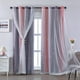 thumbnail image 1 of Cortina XiDi Rainbow Rosa Gris 86x244 cm Blackout, 1 of 8