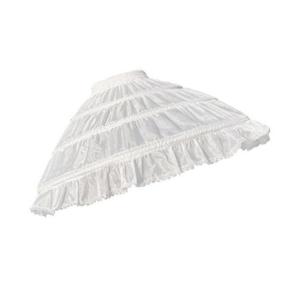 JZROCKER Womens 3 Hoop Tutus Skirt Drawstring Waist A Line Skirts Petticoat Animes Crinolines Dresses Gown Underskirt