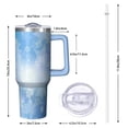 thumbnail image 2 of 40 Oz Christmas Red Plaid Tumbler With Handle, Coffee Travel Cup, Festive Holiday Gift, 2 of 4