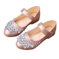 thumbnail image 2 of breaise Toddler Dress Shoes Flower Girl Shoes for Weeding Cute Mary Jane Shoes Rhinestone Ballet Flat for Walking, 2 of 10