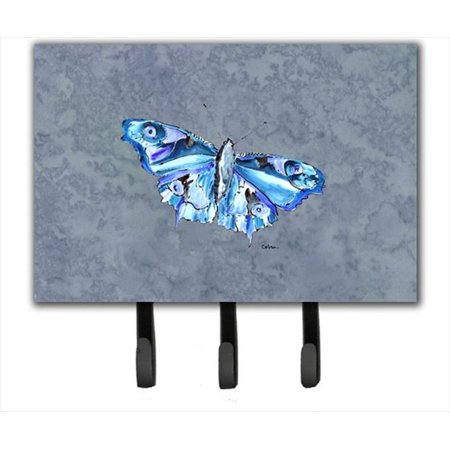 

6 x 9 In. Butterfly on Gray Leash or Key Holder