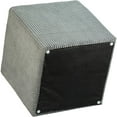 thumbnail image 4 of Meridian Furniture Roy Grey Ottoman/Stool, 4 of 8