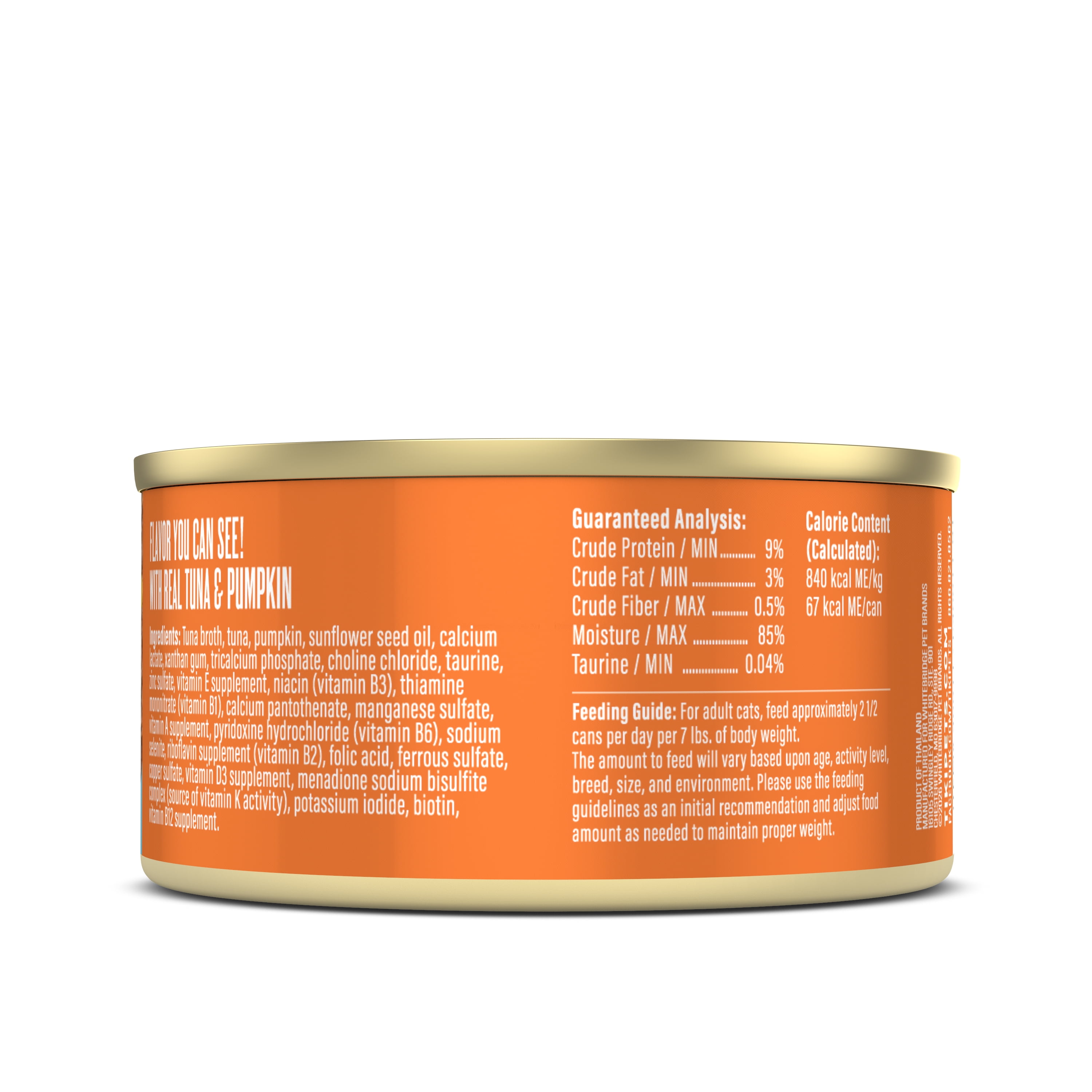 (2 pack) Tiki Cat Friends Tuna & Pumpkin, 2.8 oz can