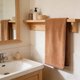 thumbnail image 4 of Bath Towel, Waffle Bath Towel , Microfiber Super Soft Highly Absorbent, Sturdy Quick Drying Towels for Bathroom, Gym, Sports, Yoga,27.56in, 4 of 6
