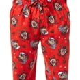 thumbnail image 3 of Looney Tunes Adult Tasmanian Devil Taz Santa Christmas Holiday Sleep Pajama Pants For Men Women, 3 of 6