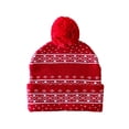 thumbnail image 2 of The Grinch Santa Hat Face Jacquard Pom Beanie, 2 of 2