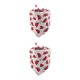 thumbnail image 4 of Greeniant Bufanda de baba Triangular con estampado de frutas, toalla lavable reutilizable de algodón para mascotas, suministros de regalo para Sandía 2piezas, 4 of 6