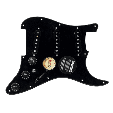Fat Strat Pickguard - 920D Custom Loaded Strat Pickguard Seymour Duncan SSL-5, 'Fender 69, Fat 50's