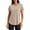 Beige, variant on Fnooota Womens Cotton T-shirts, Short Sleeve Workout Summer Open Back Athletic Tops Blue Size 2XL