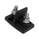 thumbnail image 5 of Conectores De Cable De Poste De Alimentación Dual, Conector De Cable De Pernos Dobles M10 De 12 A 48 V Con 2 Aisladores, Pieza De Vehículo De Acero Inoxidable Para Automóvil,, 5 of 7