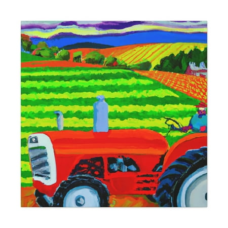

Modern Farm Tractor - Canvas