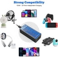 thumbnail image 2 of USB C Charger Block, Multi Charging Station, 100W (20A) 24 Port USBC Charging Port for iPhone Samsung Pixel LG Watch,Pad,Speakers,Headphones,PS Compact for Home,Office,Travel, 2 of 8