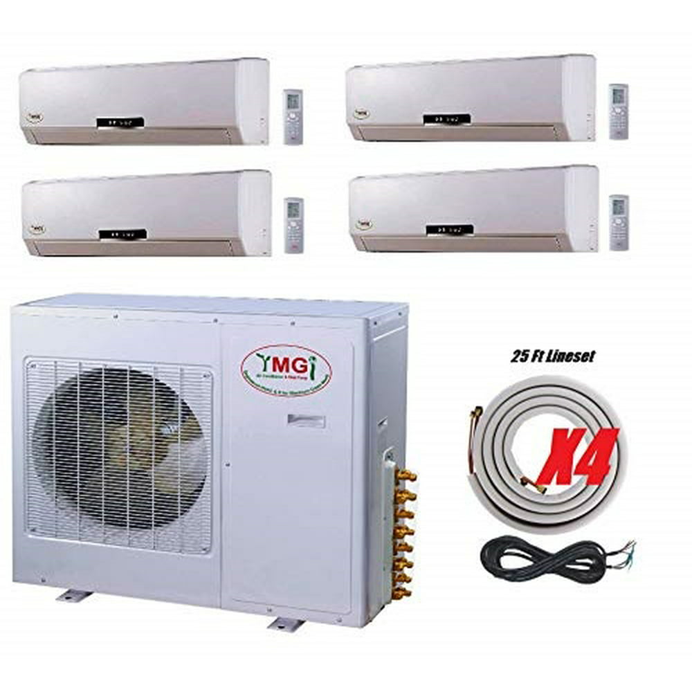 YMGI Quad Zone - Wall Mount Ductless Mini Split Air Conditioner with