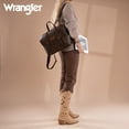 thumbnail image 3 of Wrangler Backpack Purse for Women Vegan Leather Fashion Anti Theft Convertible Backpack with Adjustable Strap, Coffee, 3 of 7