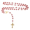 thumbnail image 4 of KAKOWELY Collares con cruces, collares con cruces de fe, collares con cruces de cadena de perlas, collar con cruz delicado, 4 of 5