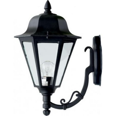 

Dabmar Lighting GM134-B-FROST 13W & 120V S13-GU24 Daniella Wall Light Fixture with Frosted Glass - Black
