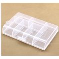 thumbnail image 3 of ITFABS Conteneur de Rangement à 6 Compartiments Boîte de Rangement en Plastique Transparent, 3 of 8