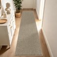 thumbnail image 6 of JAATOP 2' x 6' Runner Rug, Non Slip PP Entryway Rug with TPR Backing, Low Profile Runner Mat for Kitchen, Bedroom, Light Beige, 6 of 9