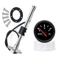 thumbnail image 1 of Water Level Gauge With Water Level Sensor 52mm Water Level Meter With Red Backlight 100-500mm 0-190Ohm Sensor For Boat Car ,Easy to Install, 1 of 6